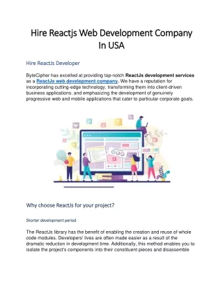 hire reactjs web development company hire reactjs