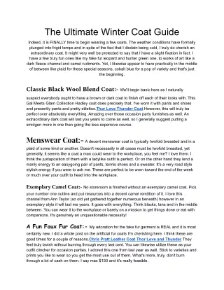 the ultimate winter coat guide