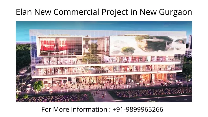 elan new commercial project in new gurgaon