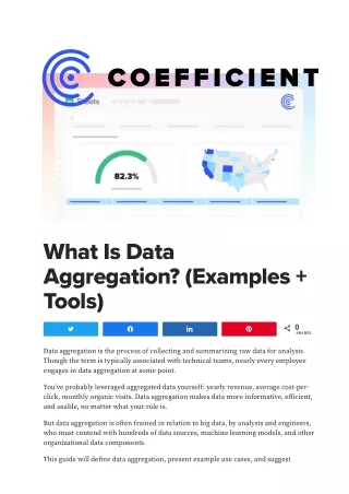 what i data aggregation xample tool