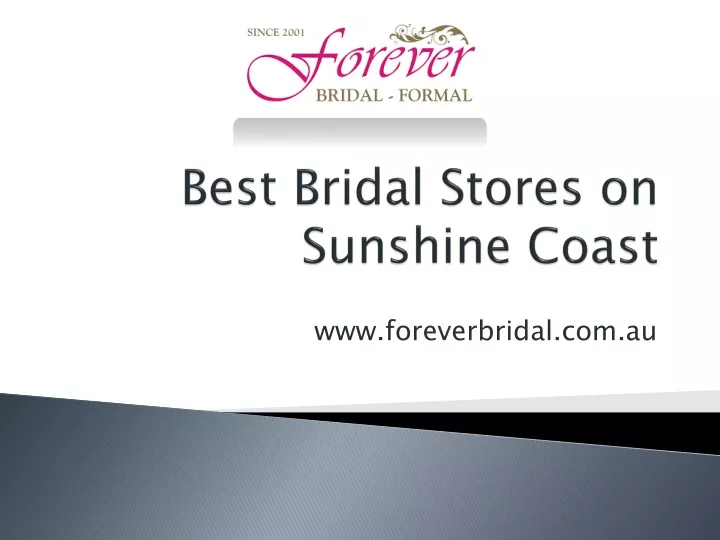 best bridal stores on sunshine coast