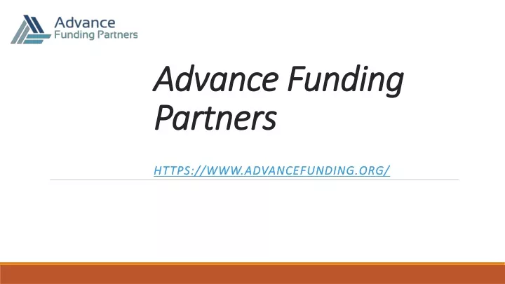 advance funding partners