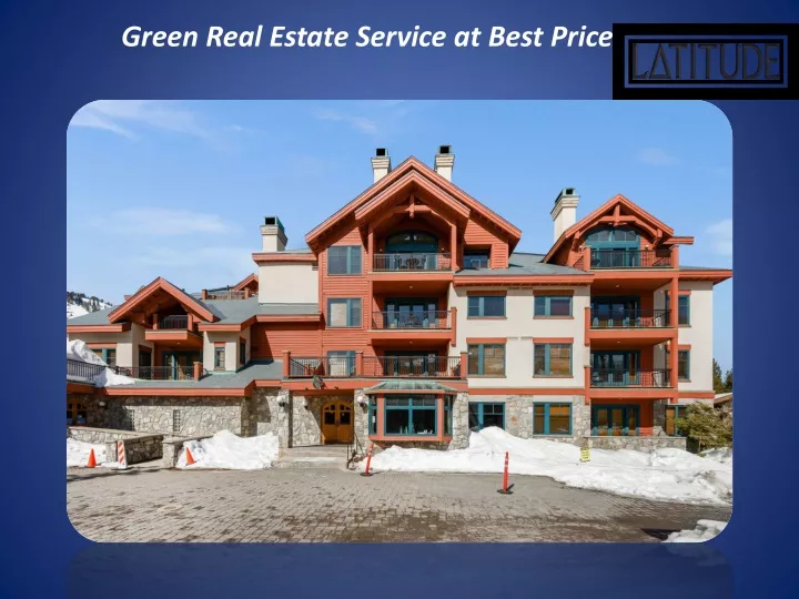 green real estate service at best price