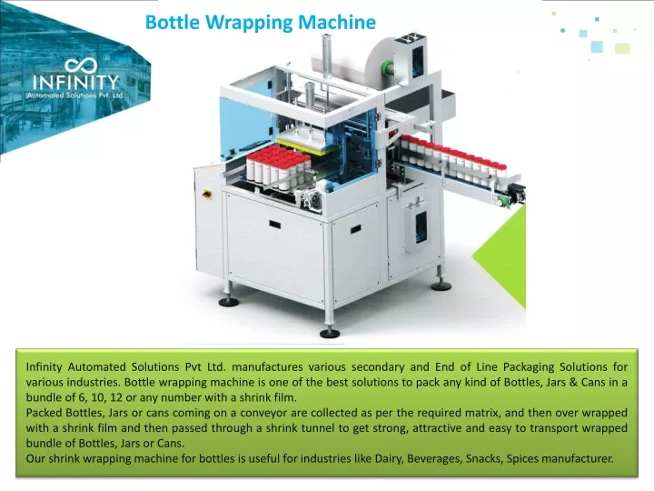 bottle wrapping machine