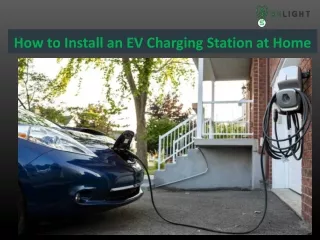 How to Install an EV Charging Station at Home