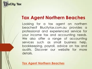Tax Agent Northern Beaches  Blucitytax.com.au