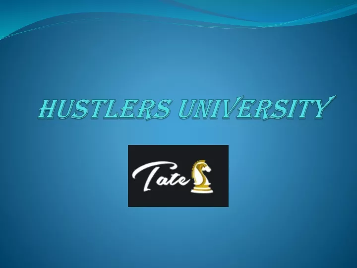 hustlers university