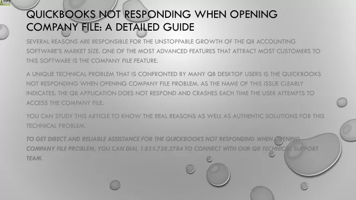 quickbooks not responding when opening company file a detailed guide