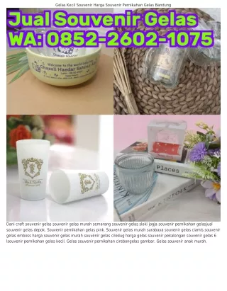 gelas kecil souvenir harga souvenir pernikahan