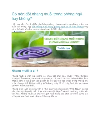 c n n t nhang mu i trong ph ng ng hay kh ng