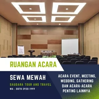 TERBAIK, WA 0878-3930-1999, Sewa Ruang Acara Jogja, Penyewaan Ruang Seminar Jogj