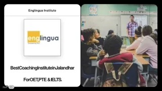 Best Coaching Institute in Jalandhar For OET, PTE & IELTS.