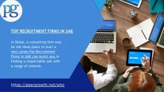 Top Recruitment Firms in UAE