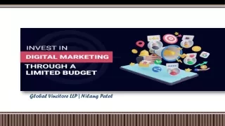 Invest in Digital Marketing through a limited budget