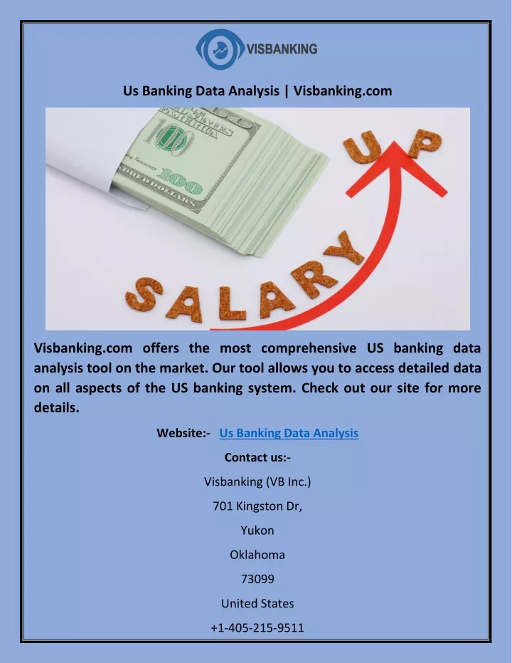 PPT - Us Banking Data Analysis | Visbanking.com PowerPoint Presentation ...