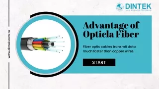 advantage of opticla fiber