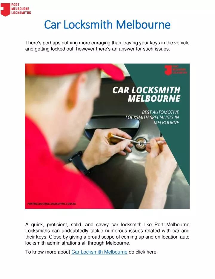 car locksmith melbourne car locksmith melbourne