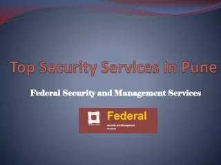 Top Security Services In Pune