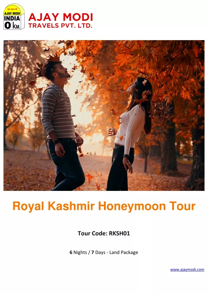 PPT - Book Royal Kashmir Honeymoon Tour Packages PowerPoint ...