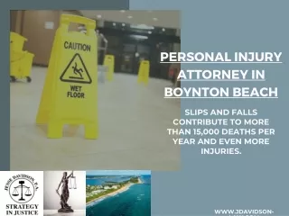 Slip & Fall attorney in Boynton Beach
