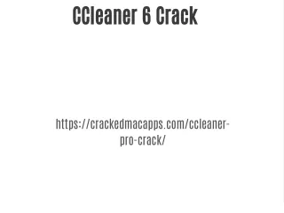 ccleaner 6 crack