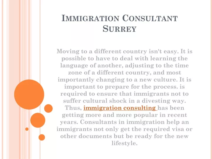 immigration consultant surrey