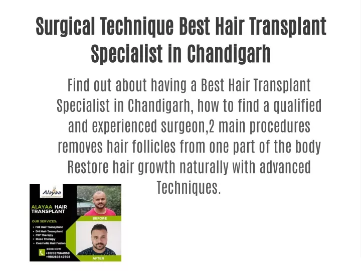 surgical technique best hair transplant