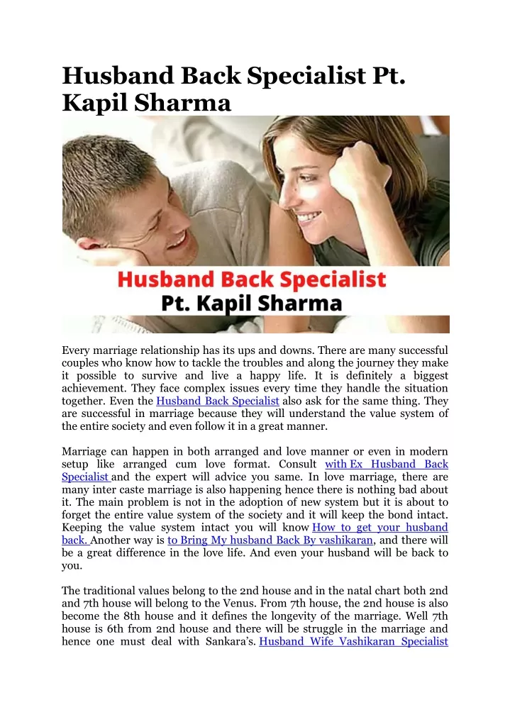 husband back specialist pt kapil sharma