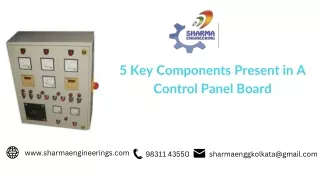 5 key components present in a control panel board