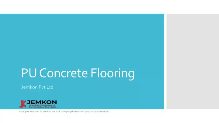 pu concrete flooring