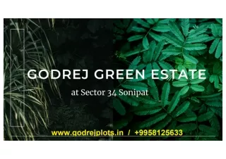 Godrej Green Estate Sector 34 Sonipat, Godrej Green Estate Sonipat,