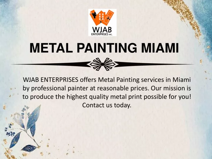 metal painting miami