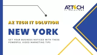 Get Your Business Noticed With These Powerful Video Marketing Tips - AZ Tech IT Solution