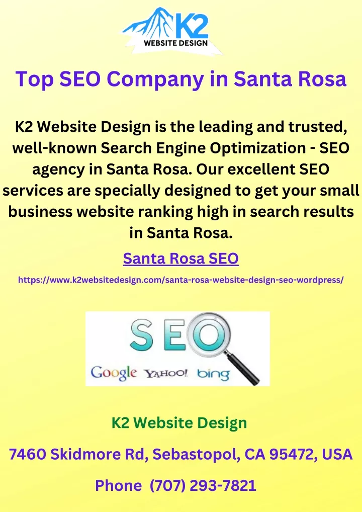 top seo company in santa rosa