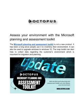 assess your environment with the microsoft