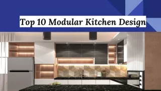 Top 10 Modular Kitchen Design