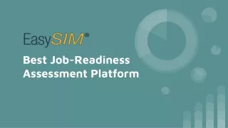 Best Job-Readiness Assessment Platform ppt