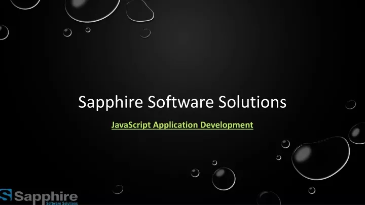 sapphire software solutions