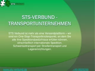 STS-Verbund - Transportunternehmen