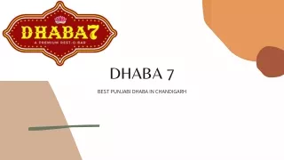 Best Punjabi Dhaba In Chandigarh - Dhaba7