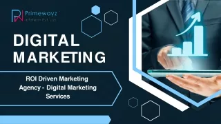 ROI Driven Marketing Agency - Digital Marketing Services