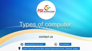 types of computer