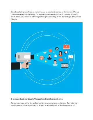 The Advantages Of Digital Marketing That Everyone Should Be Aware Of