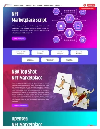 NFT Marketplace Clone Script — To Launch your NFT Marketplace
