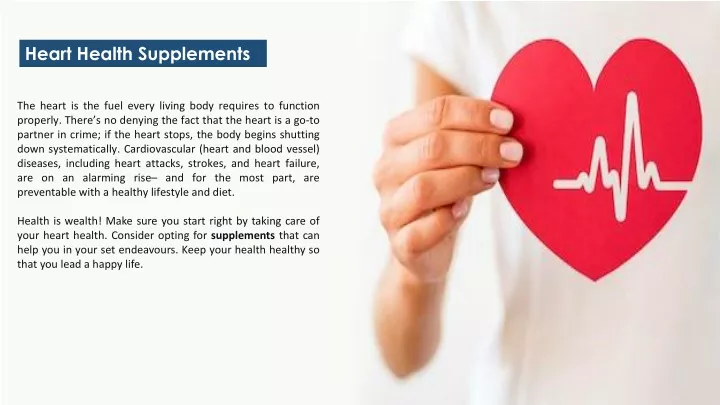 heart health supplements