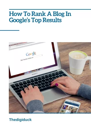how to rank a blog in google s top results
