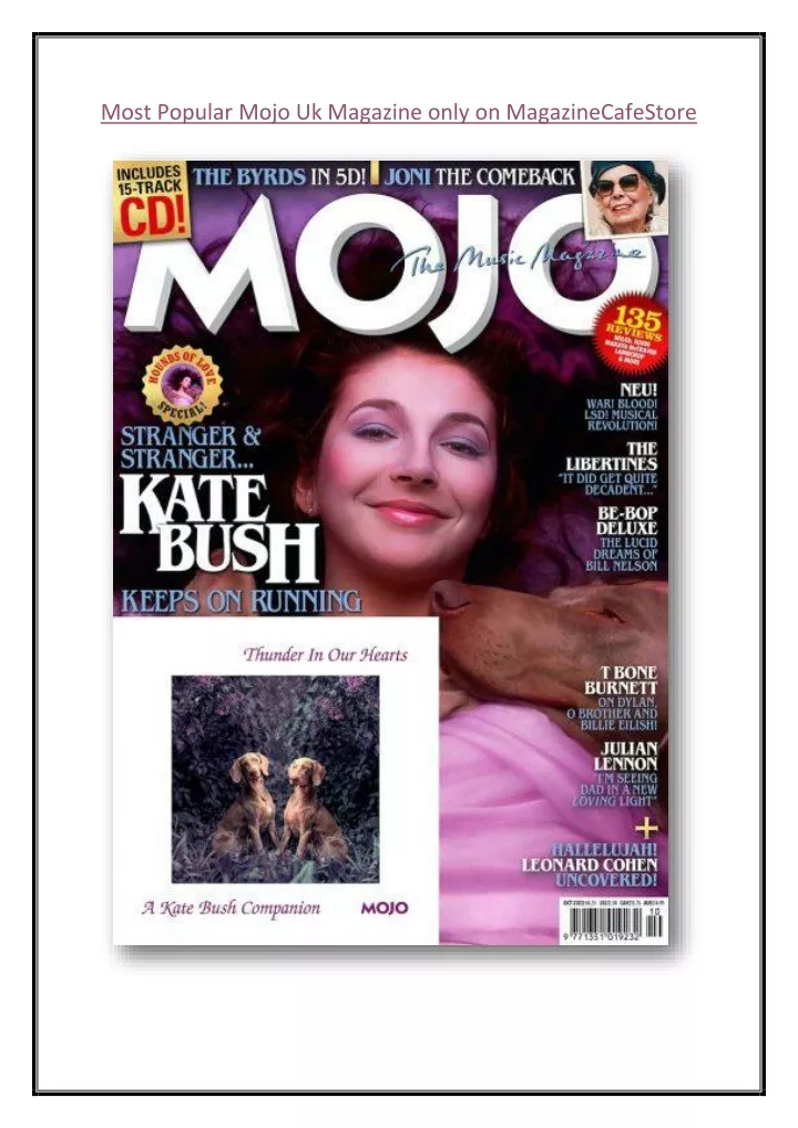 most popular mojo uk magazine only