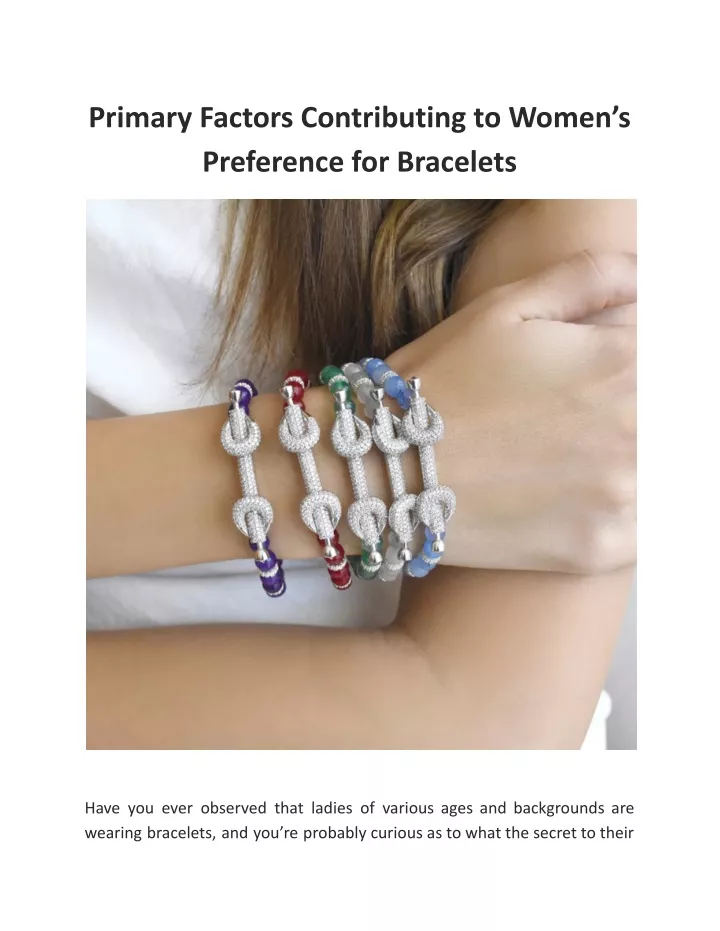 primary factors contributing to women
