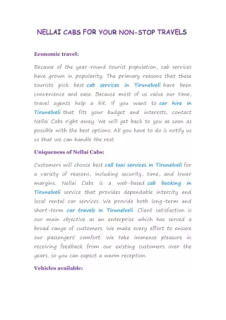 economic travel