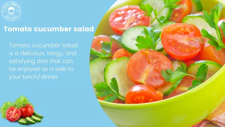 tomato cucumber salad